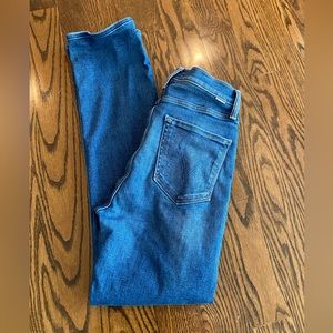 Mother High Waisted Rider Skimp Jeans
